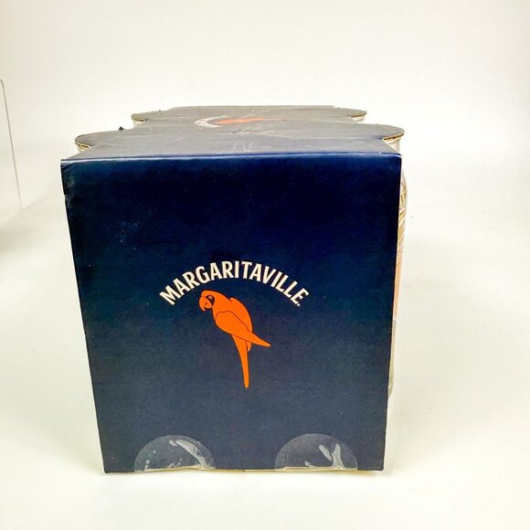Margaritaville Beer Can Glasses Set Of 4 Beach Bar Design New In Box - Picture 4 of 6